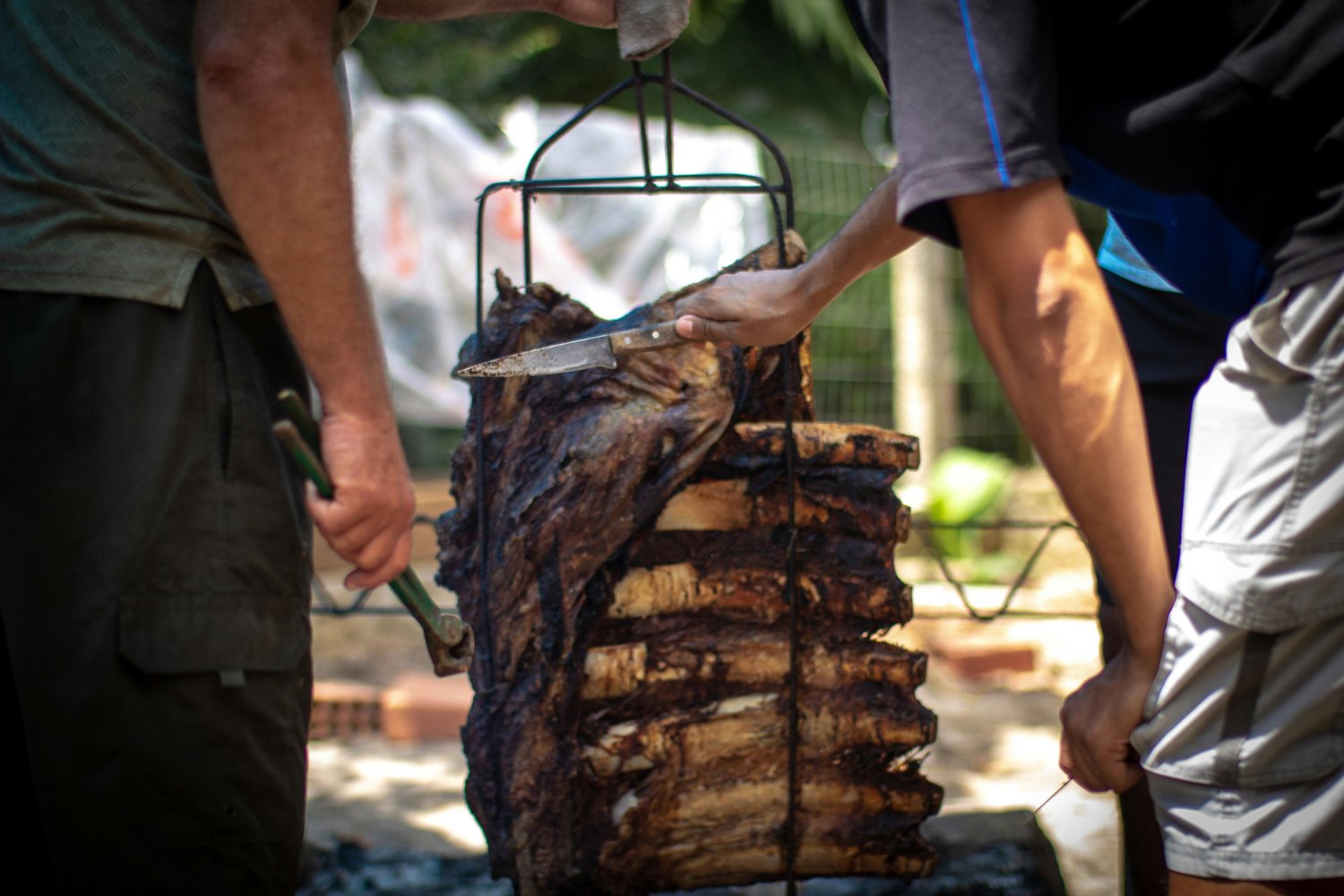 Costillar al asador